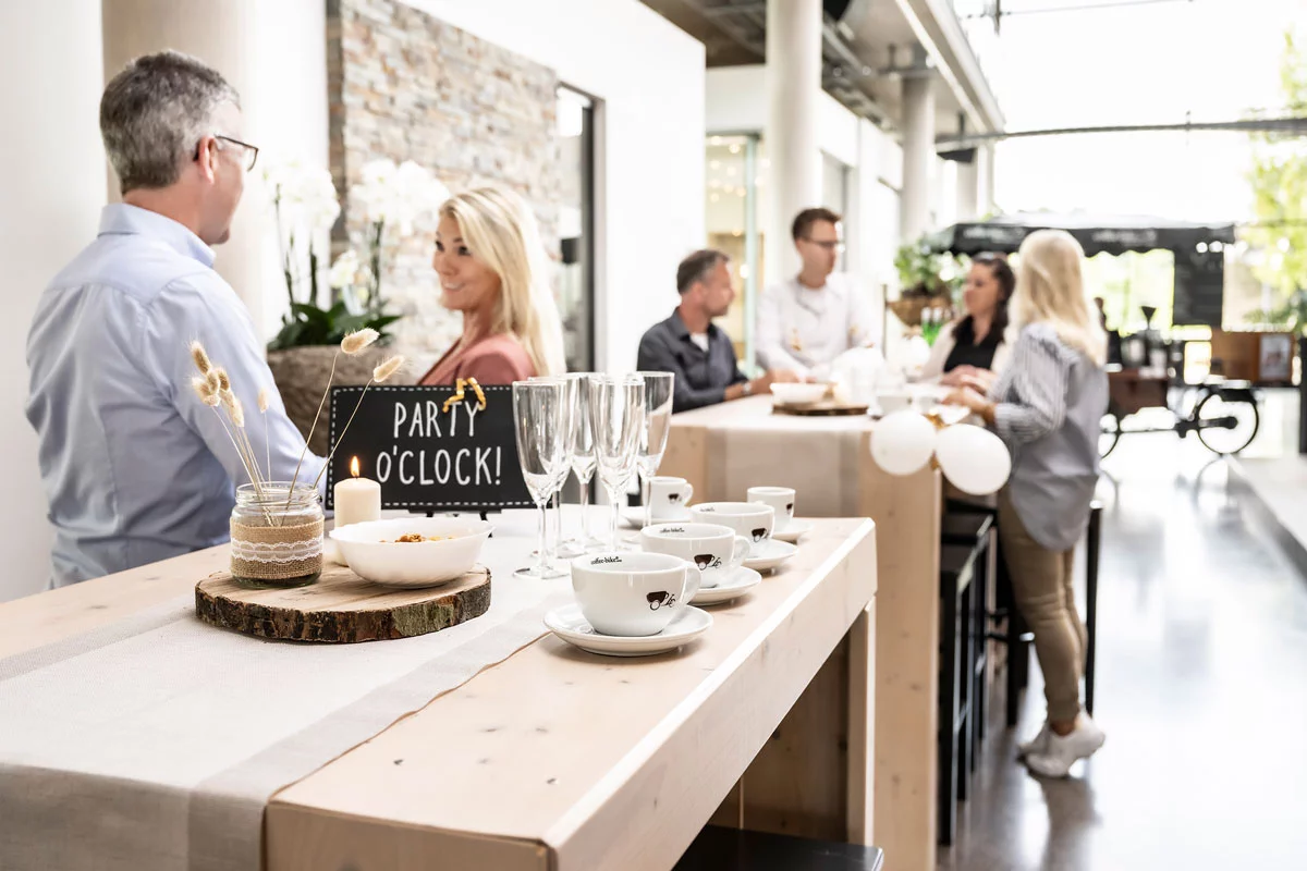 Table with food